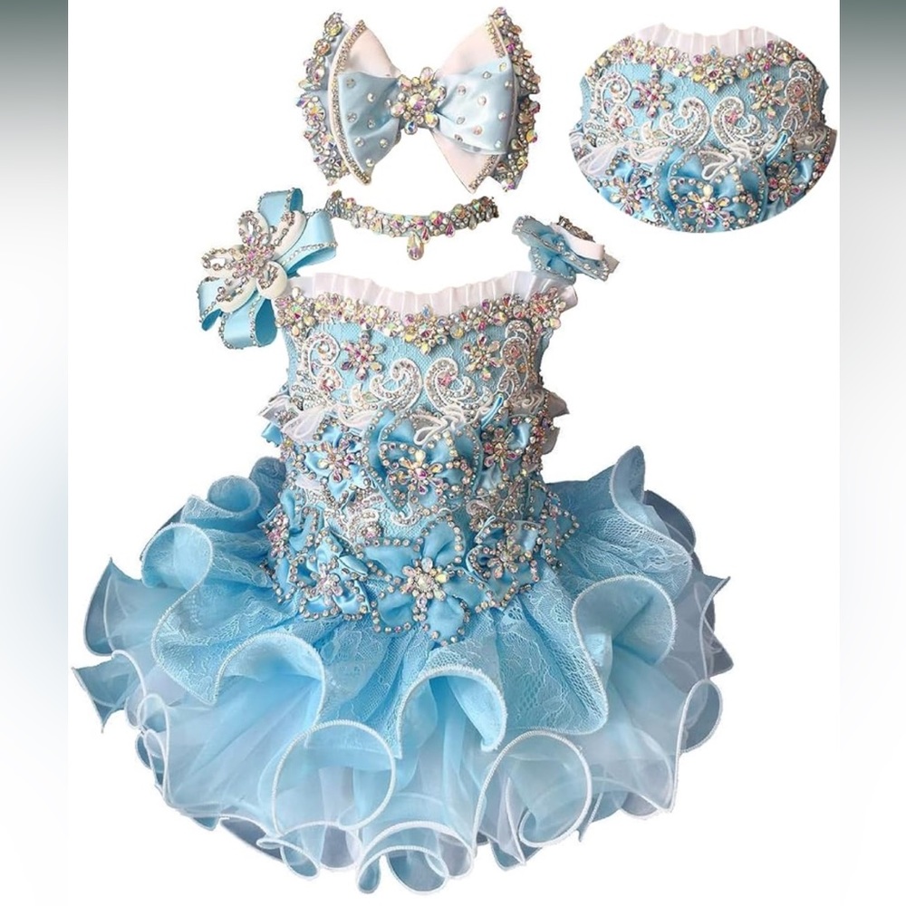 Jennifer Wu glitz pageant dress